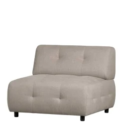 Hellgraues Flachgewebe Sofa Element Cracks
