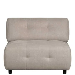 Hellgraues Flachgewebe Sofa Element Cracks
