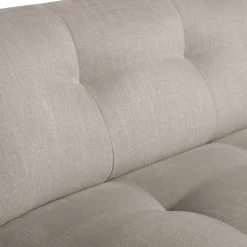 Hellgraues Flachgewebe Sofa Element Cracks