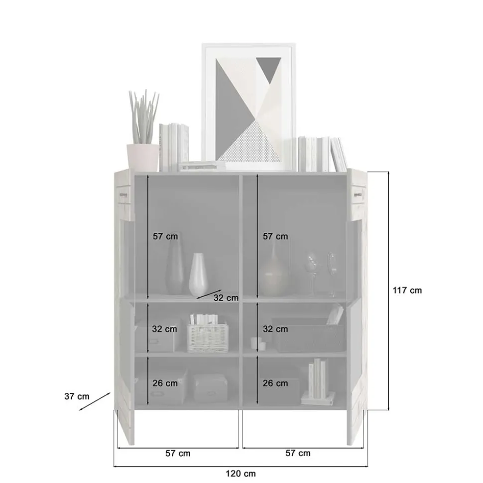 Highboard Vitrine Contreros