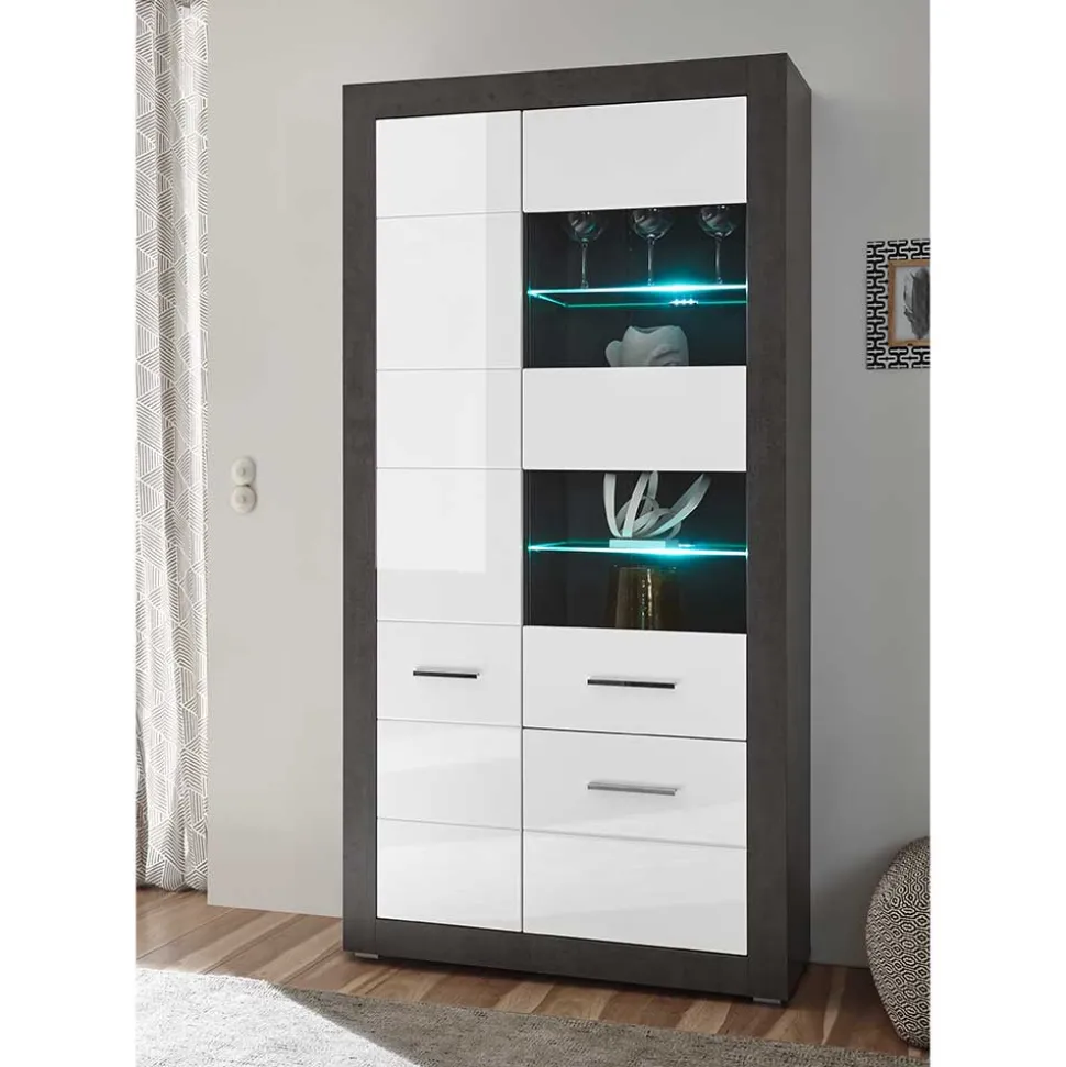 Hochglanz Anbauwand Jains