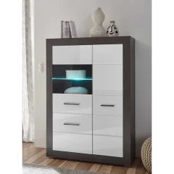 Hochglanz Anbauwand Jains