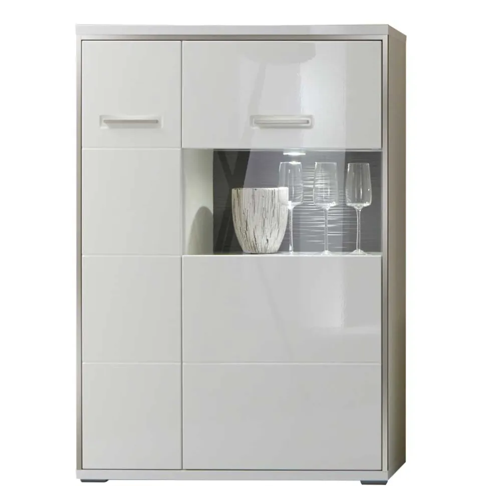Hochglanz Highboard Lefaria