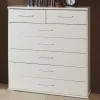Hohe Schubladenkommode Letla