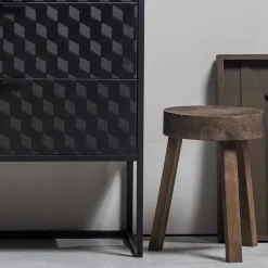 Holz Hocker Richy