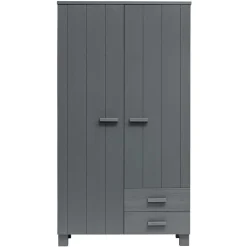 Holz Kleiderschrank Chalina
