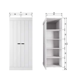 Holzkleiderschrank Olcian