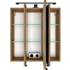 Holzoptik Badmöbel Longos