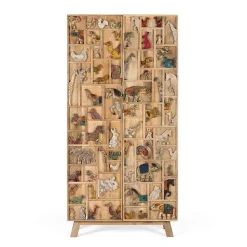 Holzschrank massiv Caveira