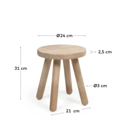 Kinder Holzhocker Lianza