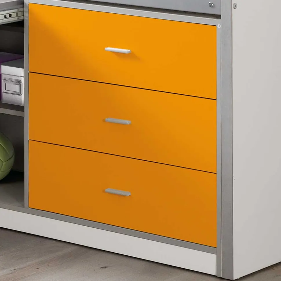 Kinder-Hochbett Orange