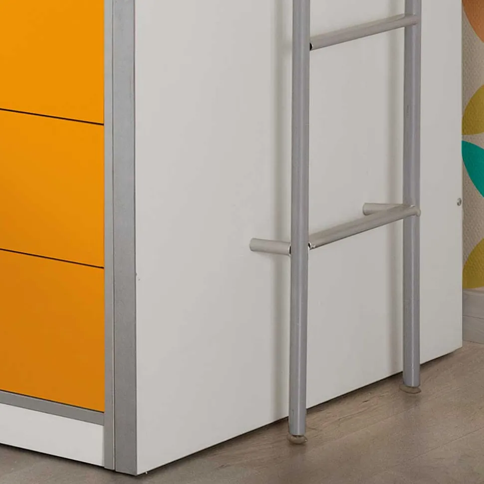 Kinder-Hochbett Orange