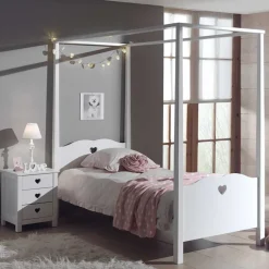 Kinderzimmer Bett weiß Ciomore