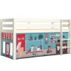 Kinderzimmer Halbhochbett Mint