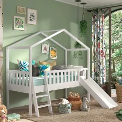 Kinderzimmerbett in Hausform Levirenas