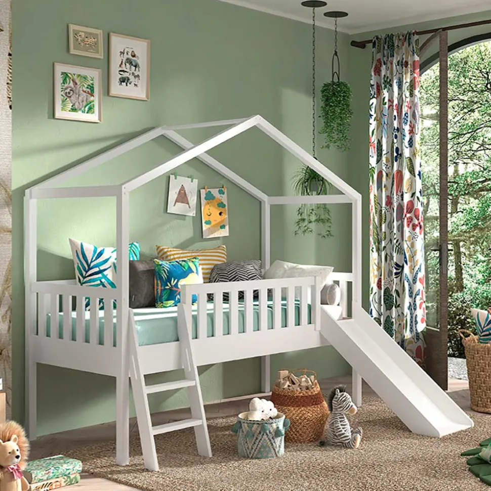 Kinderzimmerbett in Hausform Levirenas