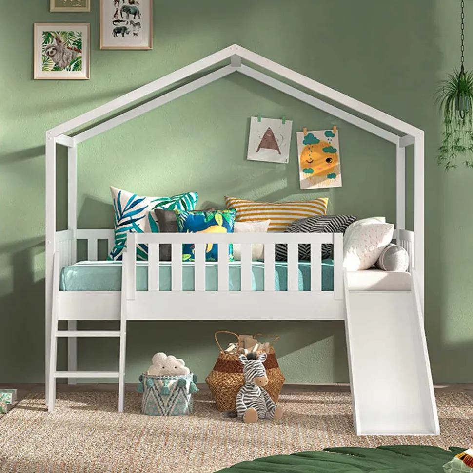 Kinderzimmerbett in Hausform Levirenas