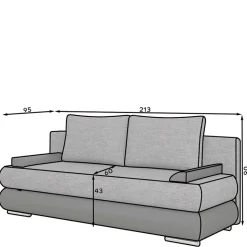 Klappcouch Bilbona