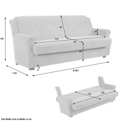 Klappsofa Borgetto