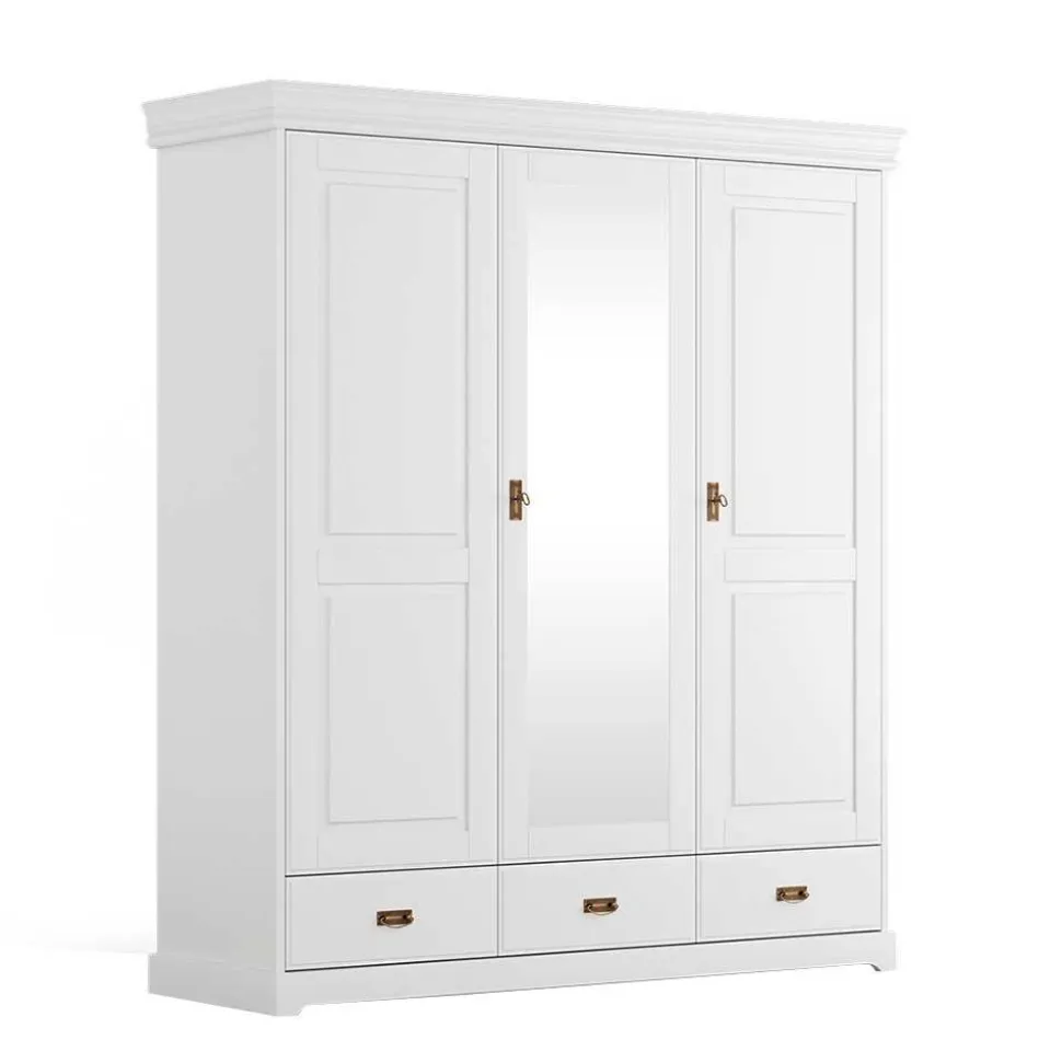 Kleiderschrank Holz Aluko