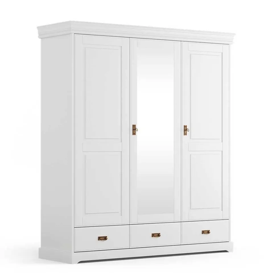 Kleiderschrank Holz Aluko