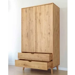Kleiderschrank Holz Arora