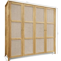 Kleiderschrank Holz Felictas