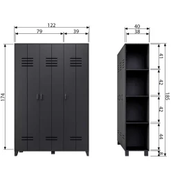 Kleiderschrank Little