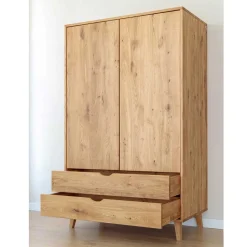 Kleiderschrank Massivholz Arora
