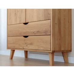 Kleiderschrank Massivholz Arora