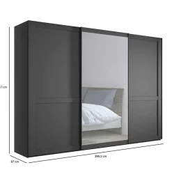 Kleiderschrank mit Schiebetüren Hierro