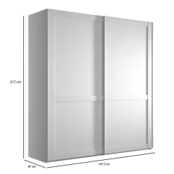 Kleiderschrank mit Schiebetüren Tudana