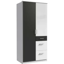 Kleiderschrank mit Schubladen Tolofoa