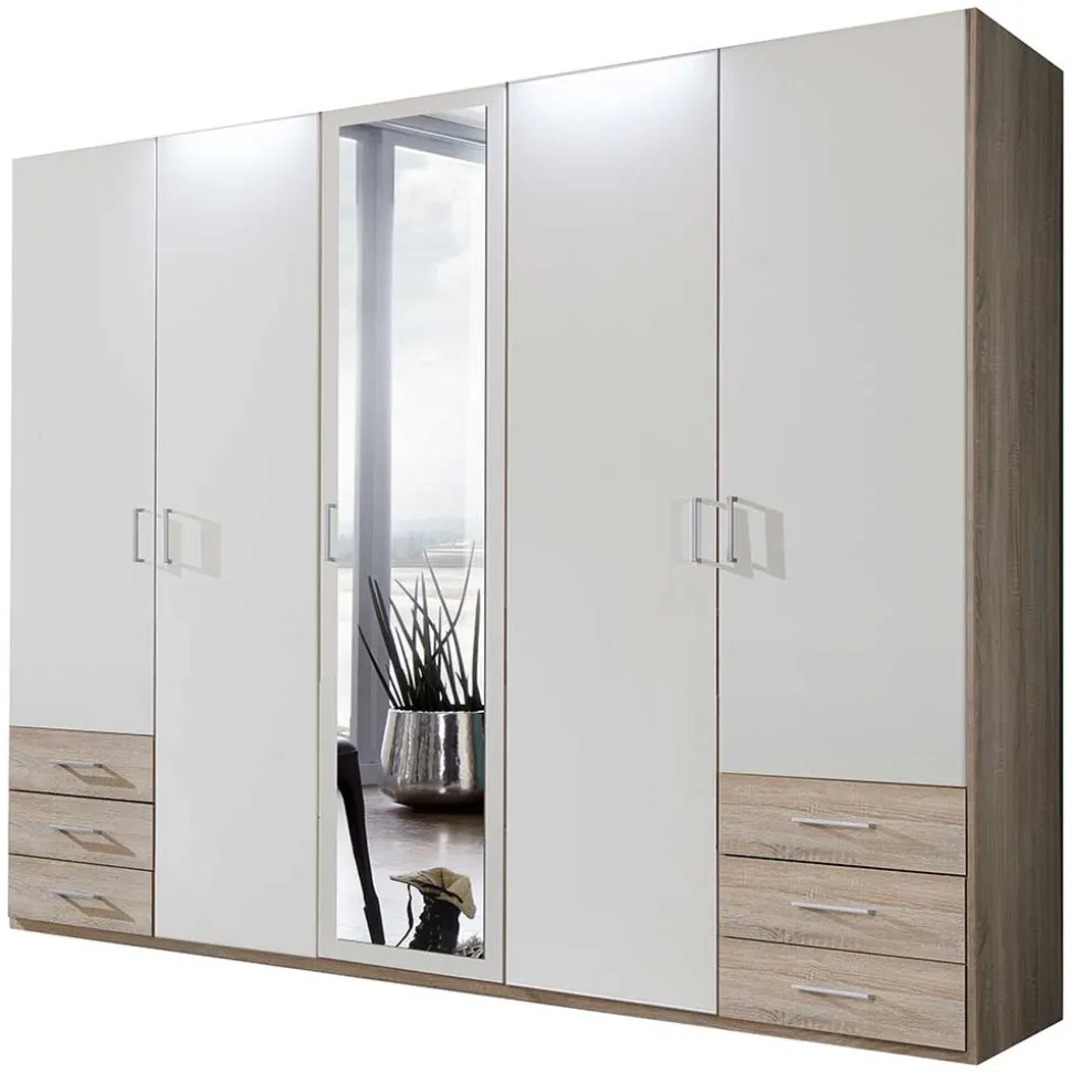 Kleiderschrank mit Spiegel Liaguno