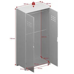 Kleiderschrank Onvenzos