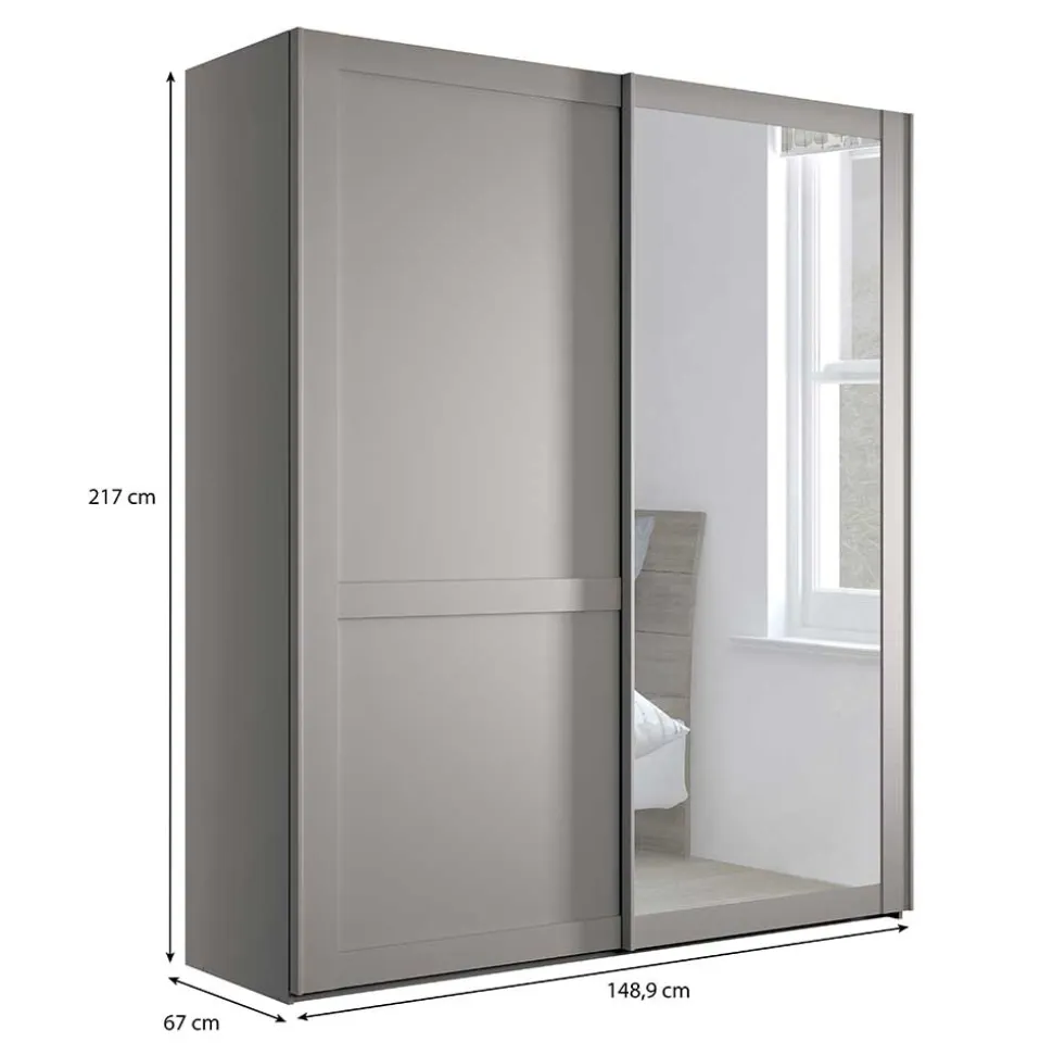 Kleiderschrank Schwebetüren Saconso