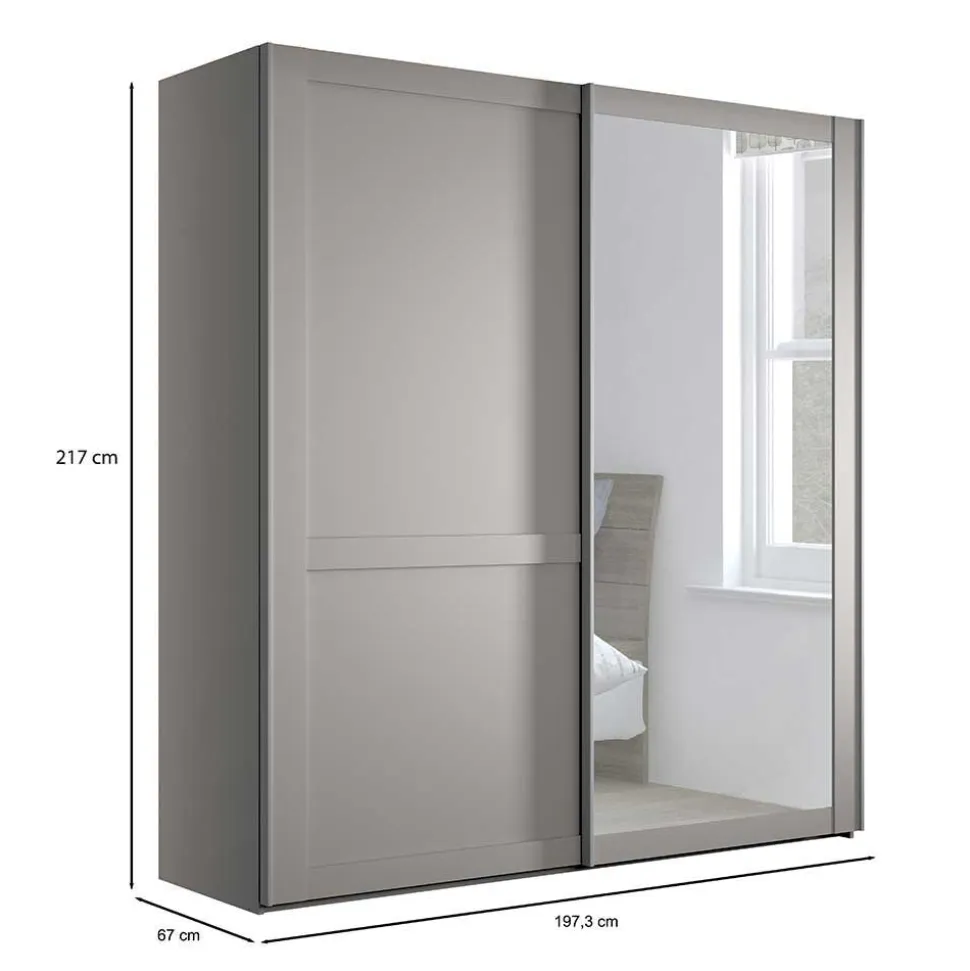 Kleiderschrank Schwebetüren Saconso