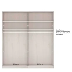 Kleiderschrank Schwebetüren Saconso
