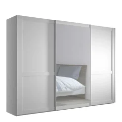 Kleiderschrank Schwebetüren weiß Tudana