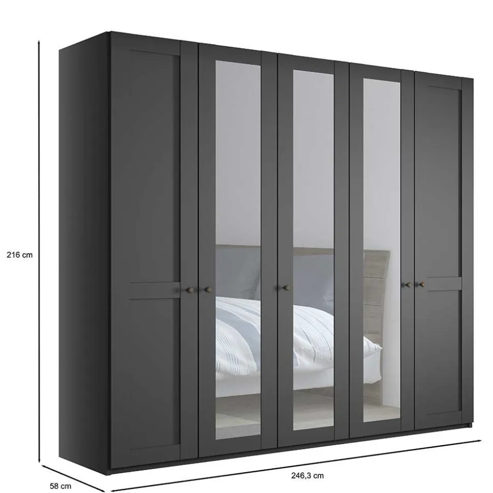 Kleiderschrank 5-türig Bien