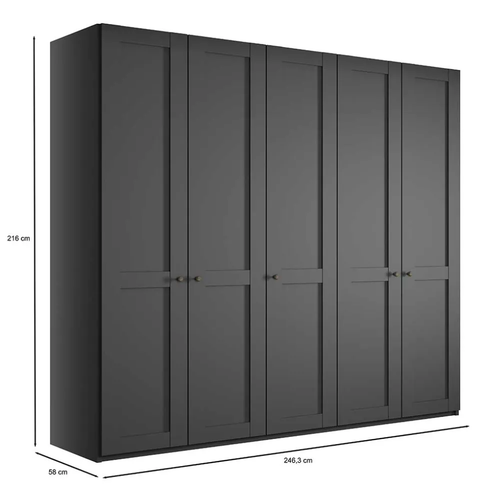 Kleiderschrank 5-türig Hierro