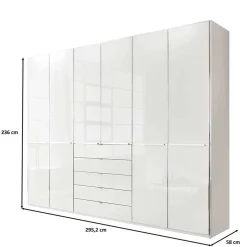 Kleiderschrank weiß Bean