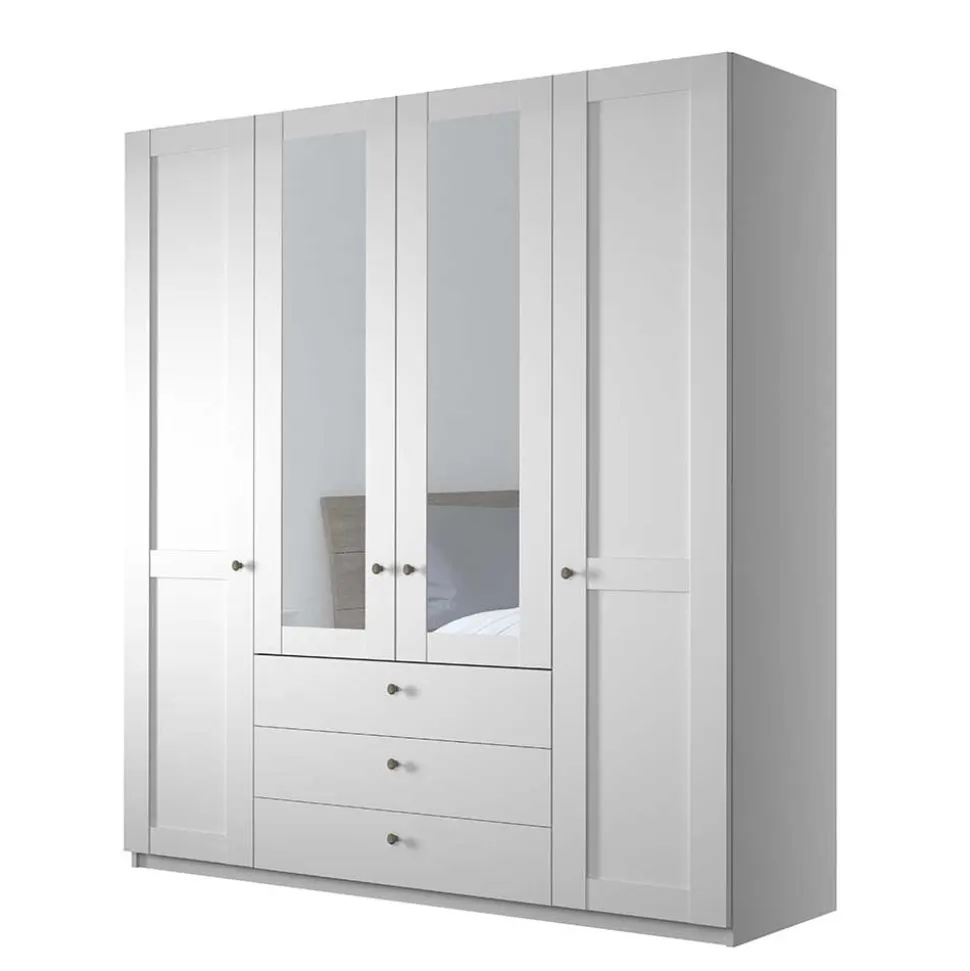 Kleiderschrank weiss Tudana