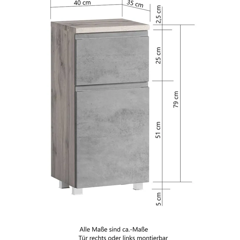 Kleiner Badschrank Fregato