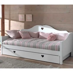 Kojenbett mit Herz Motiv Ciomore