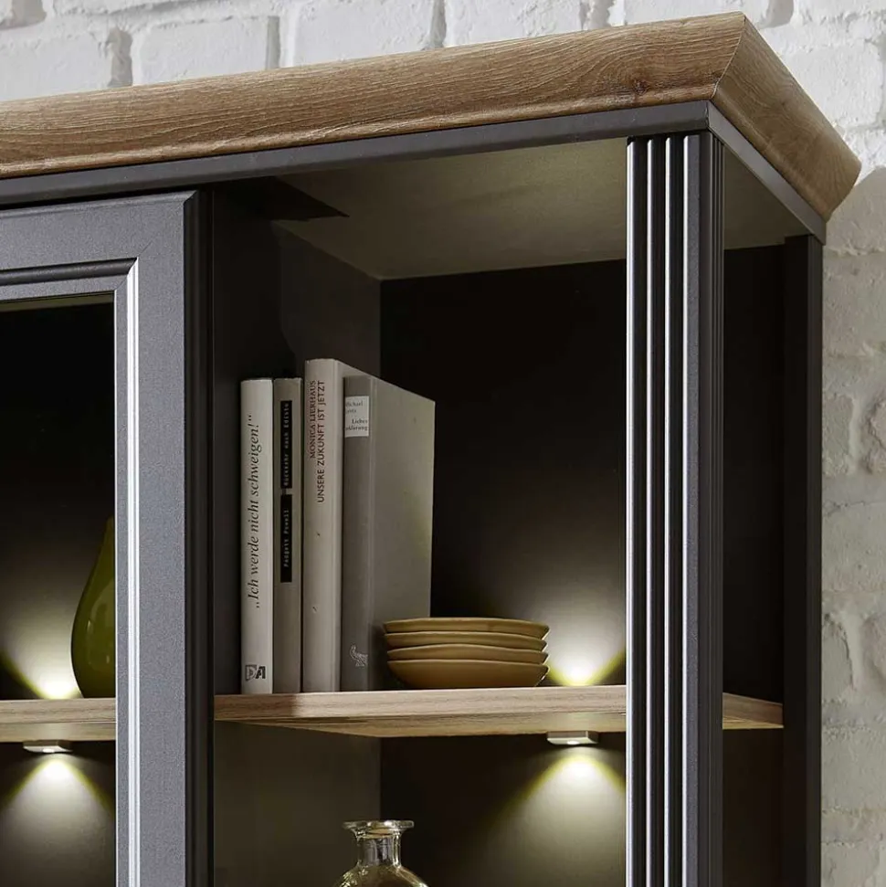 Landhaus Design Wohnwand Valgura