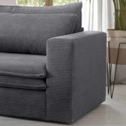 Lounge Sessel mit Hocker Eltusa