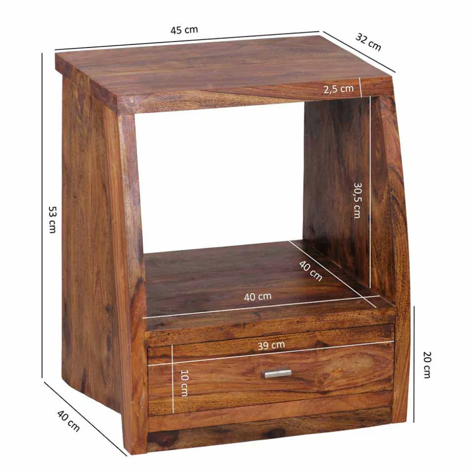 Massiv Nachtschrank Arendal