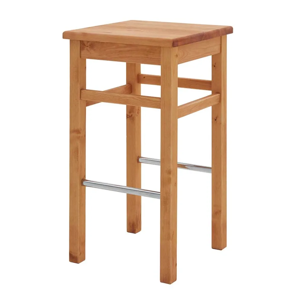 Massivholz Barhocker Lienna