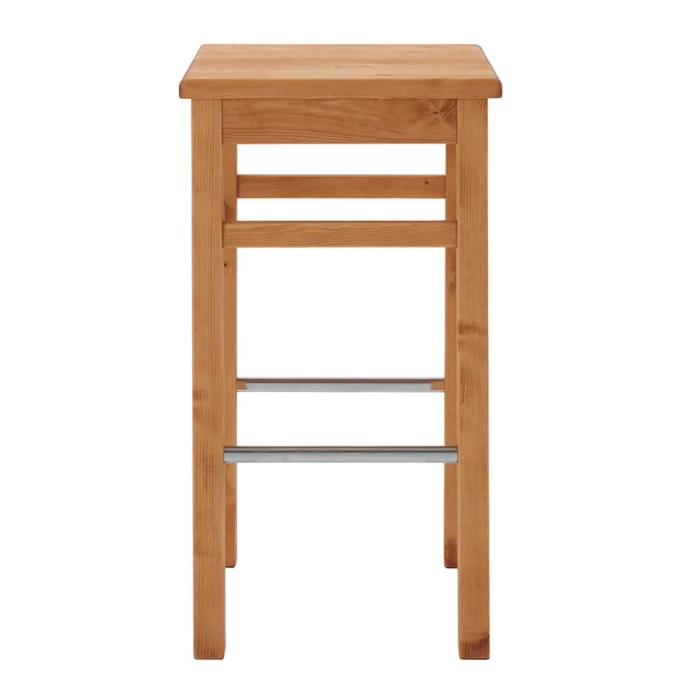 Massivholz Barhocker Lienna